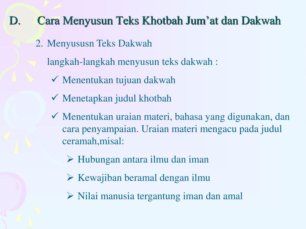 Perbedaan Khotbah Dan Ceramah